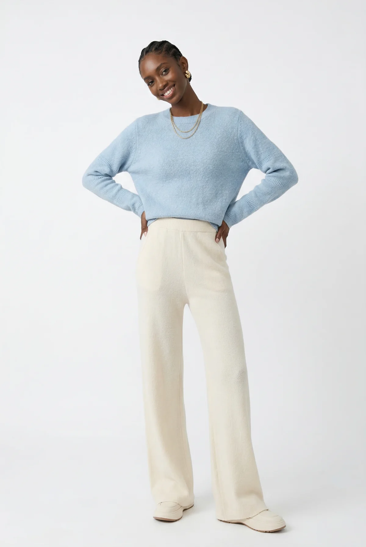 Gracieuse | 100% Merino Wool Knit Pants