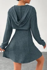 Valeda | Ribbed Sweater Knit Dress