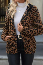 Micheline | Leopard Print Zip Hoodie