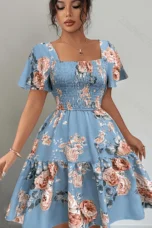 Sylvine | Waist Tie Floral Dress