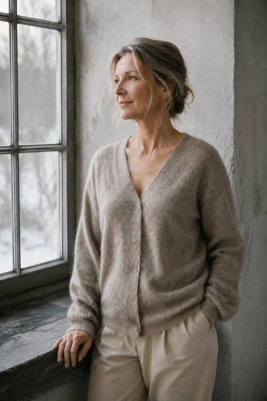 Daisy™ - Cashmere Sweater - Beige
