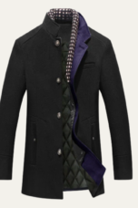 Stanislas | Quilted Lined Wool Coat