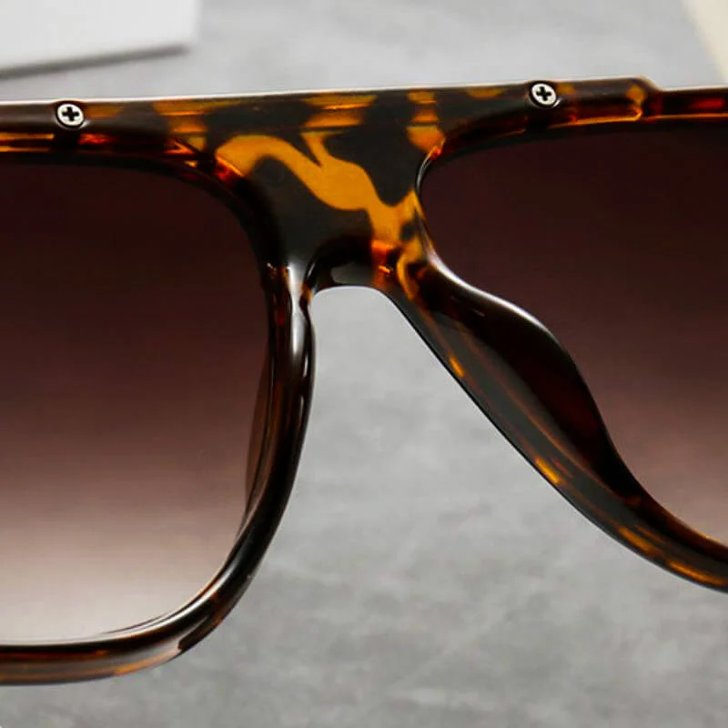 Oversized Square Acetate Sunglasses