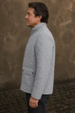 Diamond Quilted Field Jacket - side
