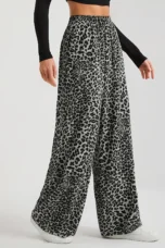 Rosita | Small Leopard Print Wide Leg Pants