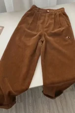 Scholastique | Woven Drape Wide Leg Pants