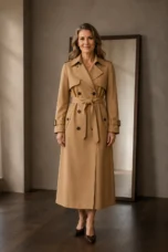 Emily stylish trench coat closed