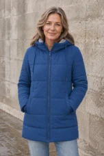 Emmeline | Insulated Hooded Puffer - Blue