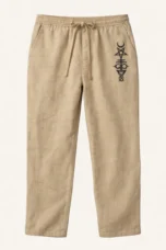 Cecile | Linen Cotton Wide Leg Trousers