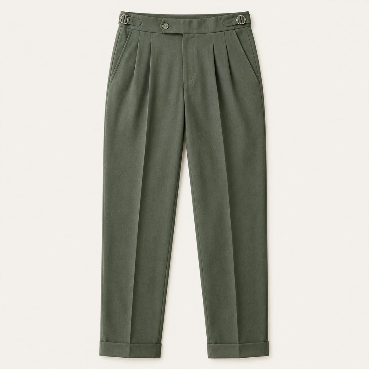 Corinne | Double Pleated High Waist Trousers