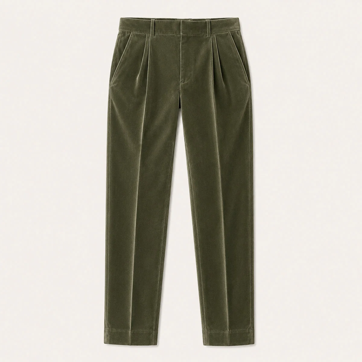 Séraphine | Velvet Straight-Leg Trousers