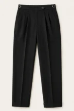 Corinne | Double Pleated High Waist Trousers