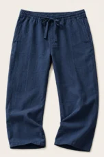 Myrtle | Tapered Linen Blend Trousers