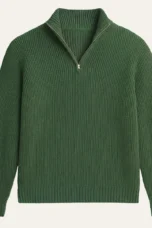 Francois | 100% Cashmere Half Zip Knit