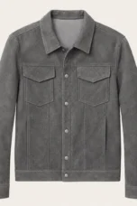 Octave | Snap Front Suede Work Jacket