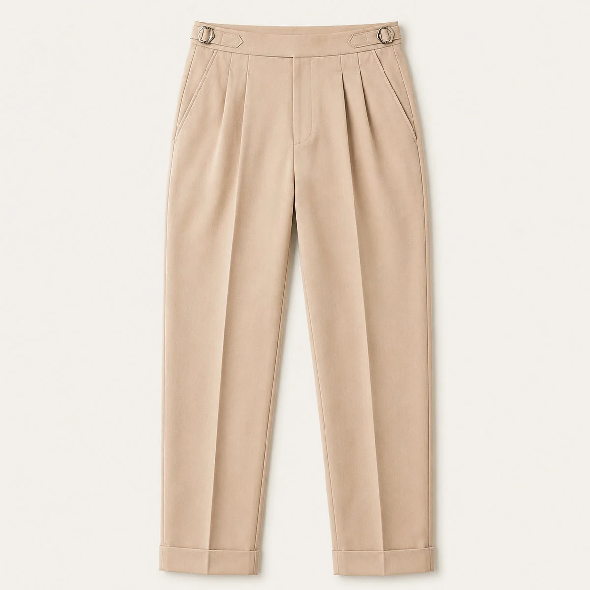 Corinne | Double Pleated High Waist Trousers