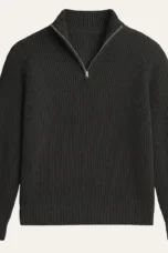 Francois | 100% Cashmere Half Zip Knit