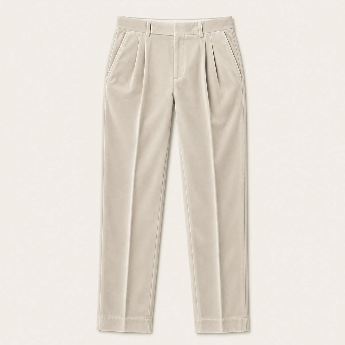 Séraphine | Velvet Straight-Leg Trousers