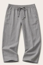 Myrtle | Tapered Linen Blend Trousers