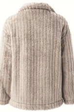 Henriette | Teddy Jacket, Fold-Over Collar
