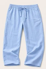 Myrtle | Tapered Linen Blend Trousers