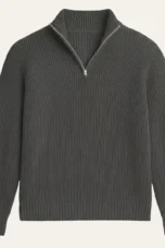 Francois | 100% Cashmere Half Zip Knit