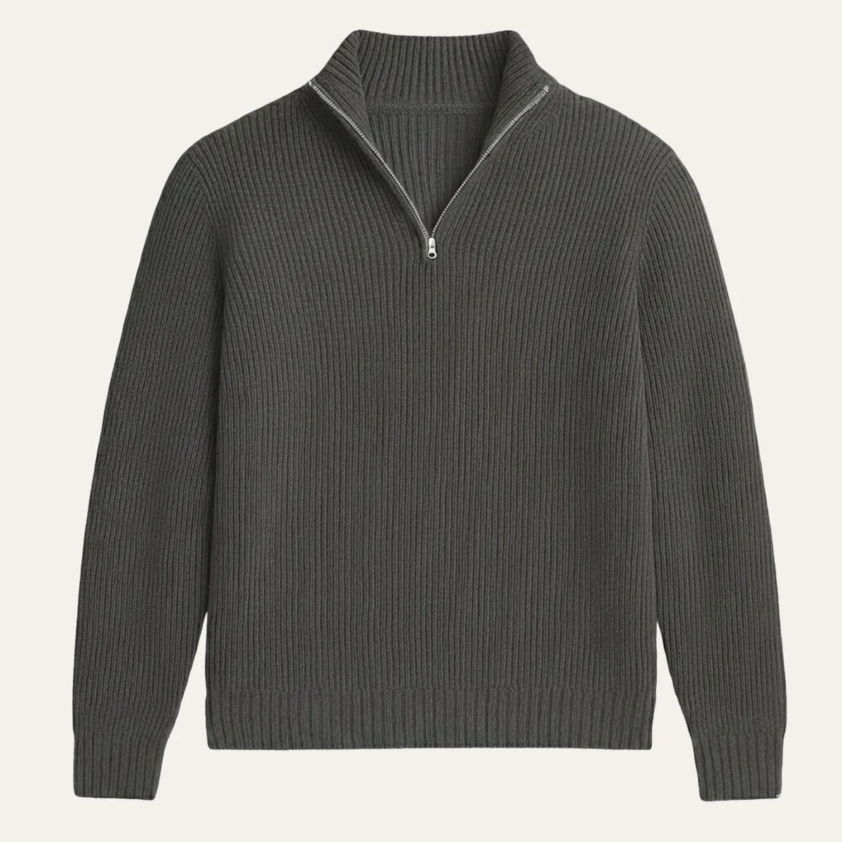 Francois | 100% Cashmere Half Zip Knit