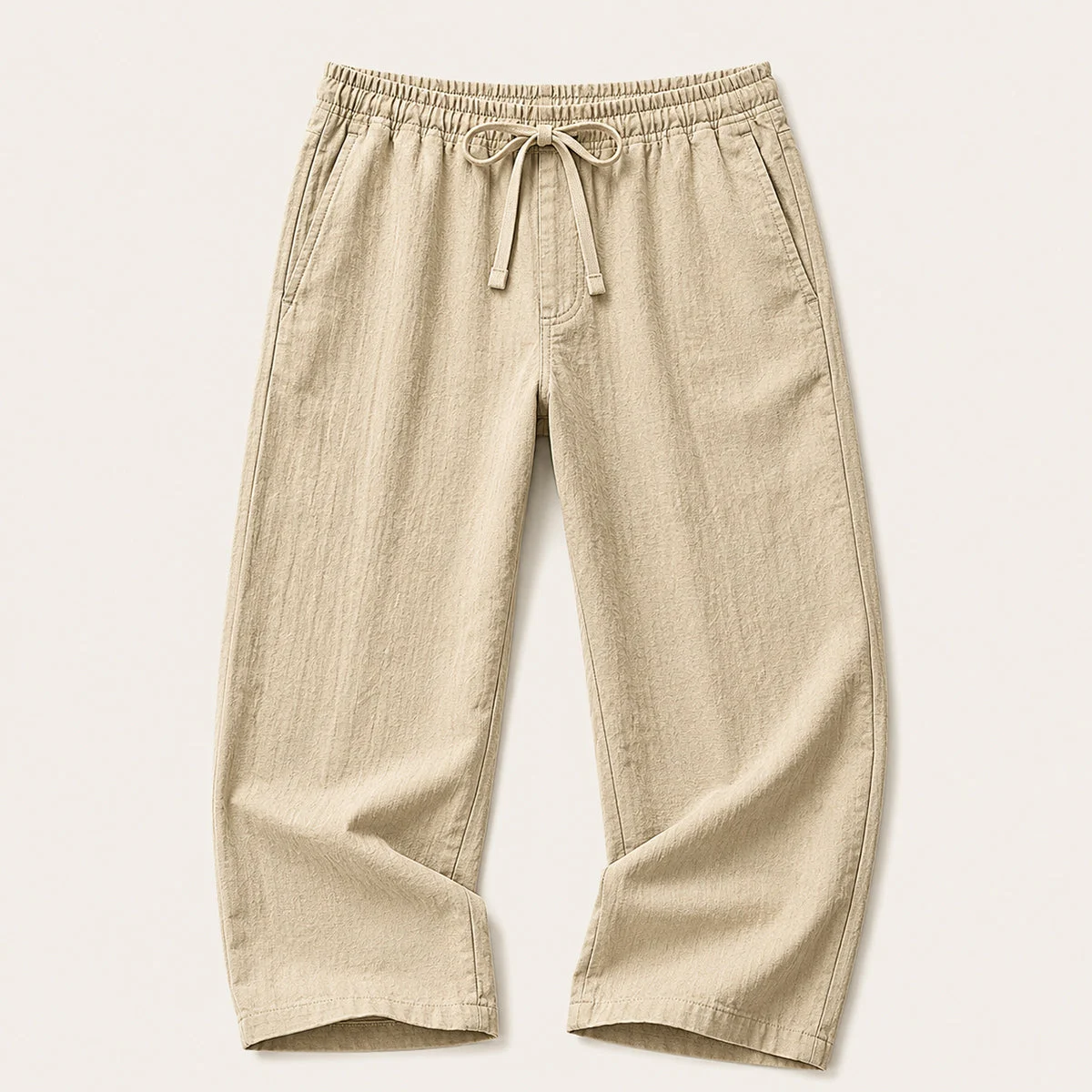 Myrtle | Tapered Linen Blend Trousers