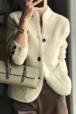 Florence | Stand Collar Viscose Sweater
