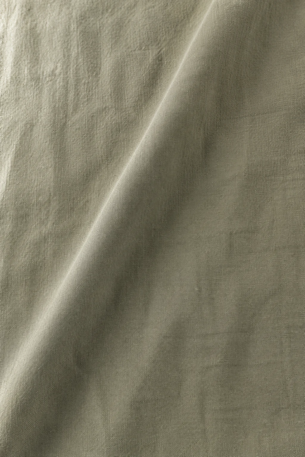 Linen Blend Shirt And Trouser Set fabric close-up