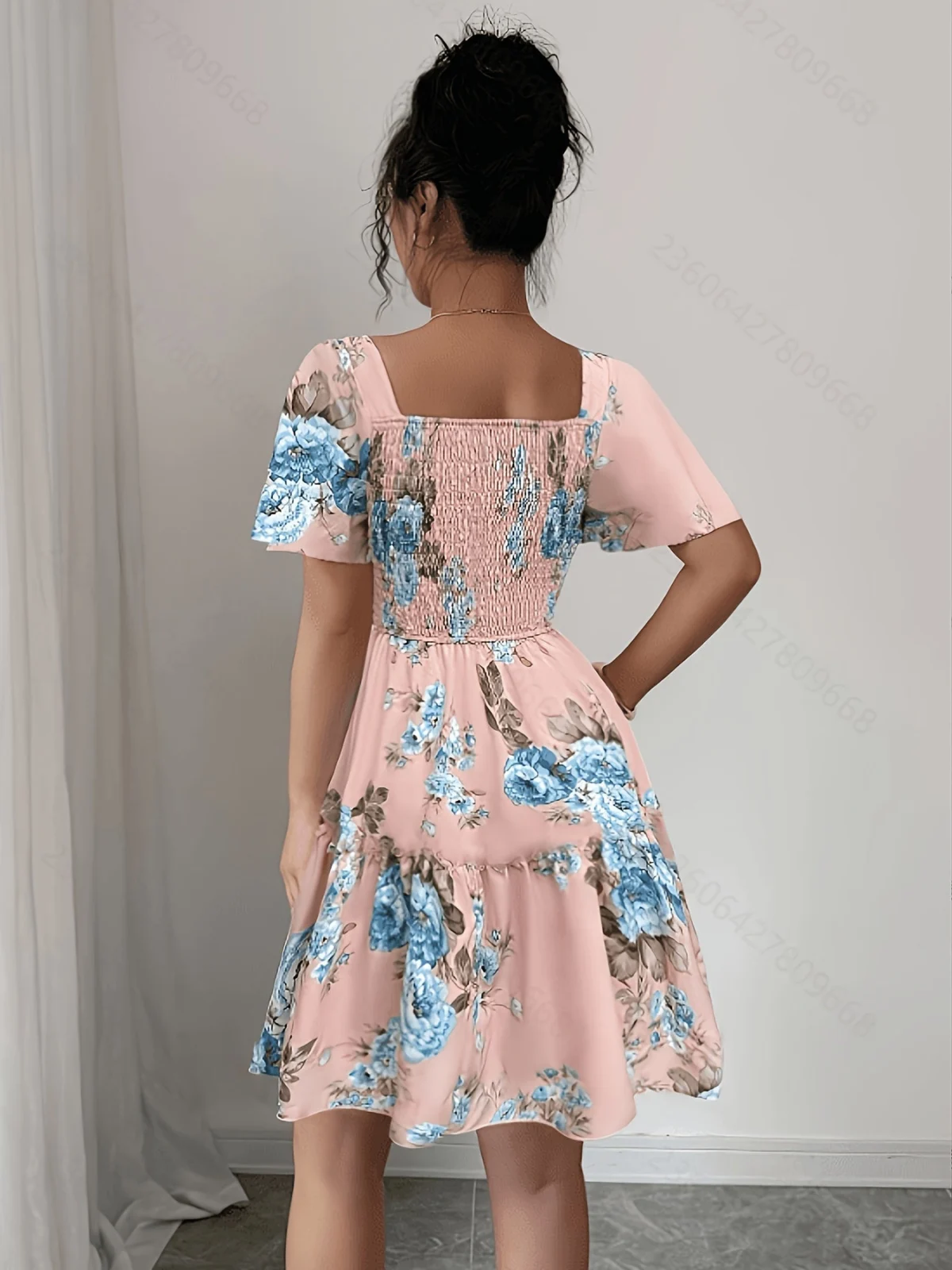 Sylvine | Waist Tie Floral Dress
