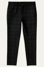 Chantal | Fine Check Slim Trousers