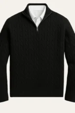 Bonaventure | Cable Knit Half Zip