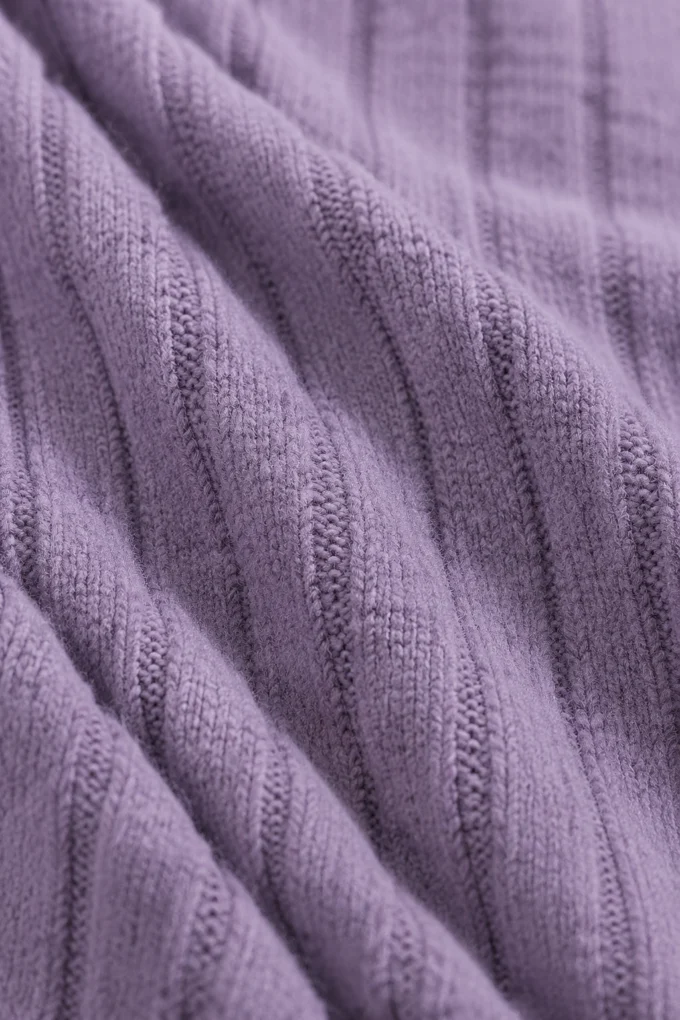 Florianne | V Neck Knit Lounge Set - fabric close-up