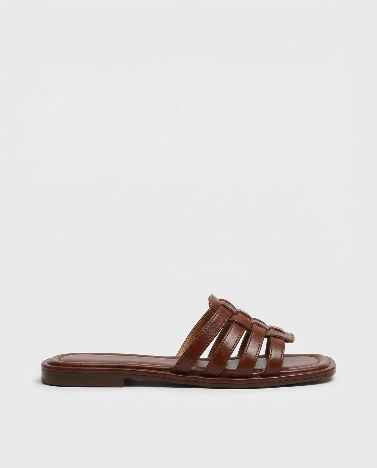 Andreanne | Hand Woven Square Toe Slides