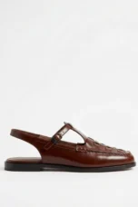 Peggy | Italian Leather Slingback Sandals