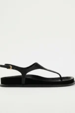 Eudora | Metal Trim Ankle Strap Flats