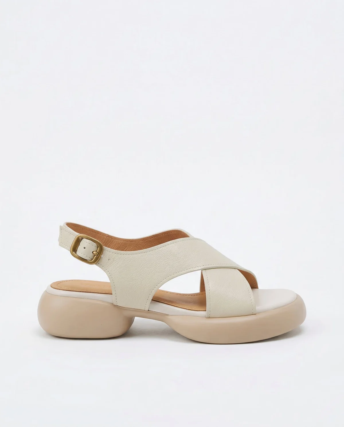 Bathilde | Crossover Band Padded Slides