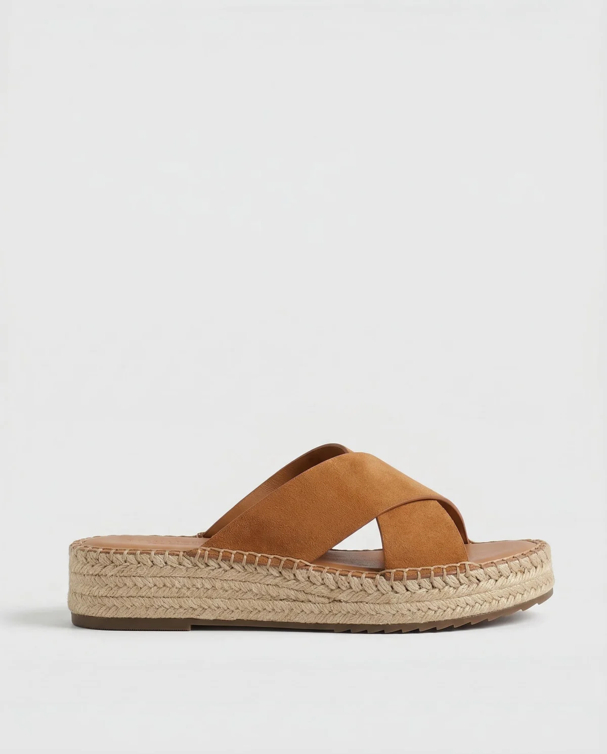 Antonine | Woven Leather Platform Slides