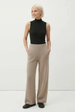 Hedwige | High Waist Cashmere Blend Pants