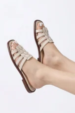 Andreanne | Hand Woven Square Toe Slides