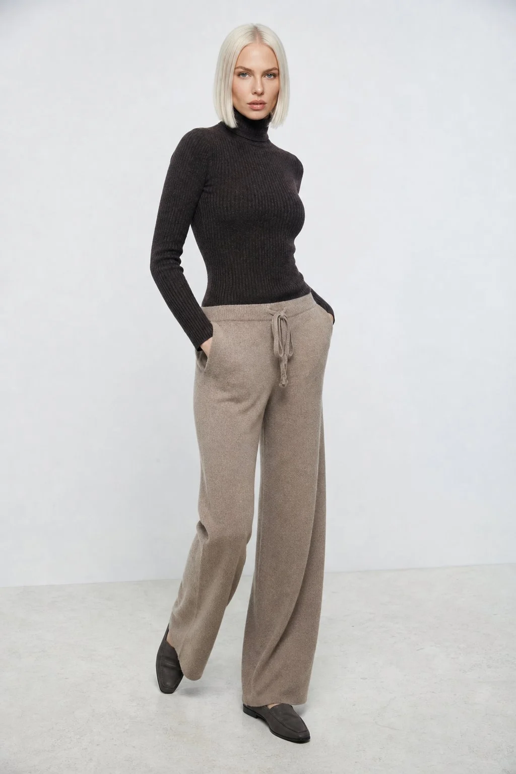 Guillemette | Cashmere Blend Knit Pants