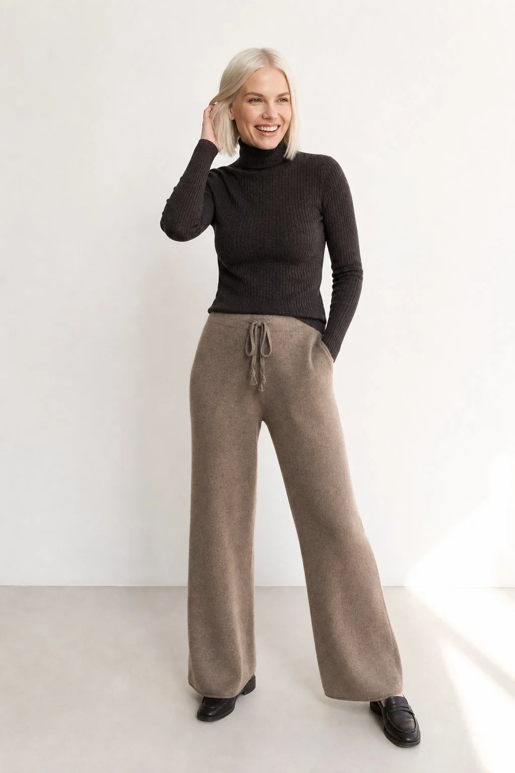 Guillemette | Cashmere Blend Knit Pants