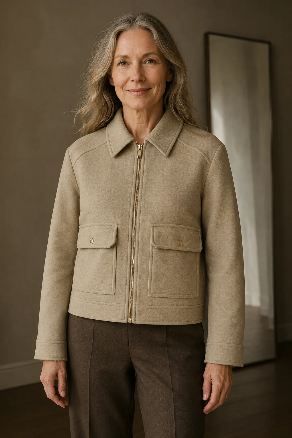 Hässleholm wool jacket closed