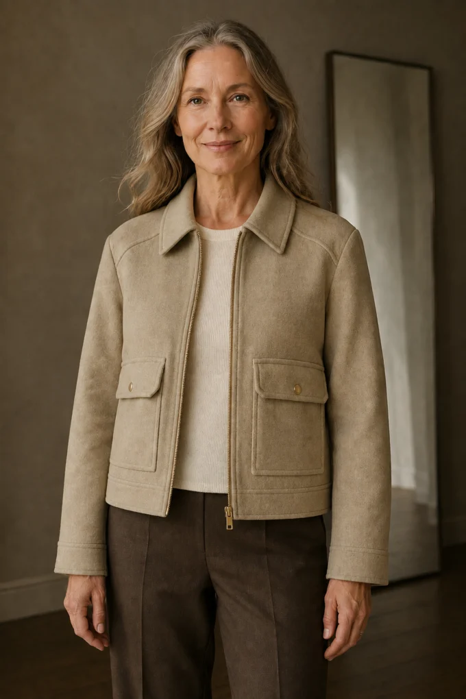 Hässleholm wool jacket open