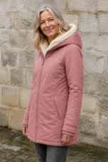 Hermine | Thin Insulated Zip Jacket - Pink