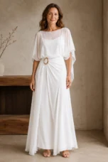Hermione | Dress with a Sheer Overlay