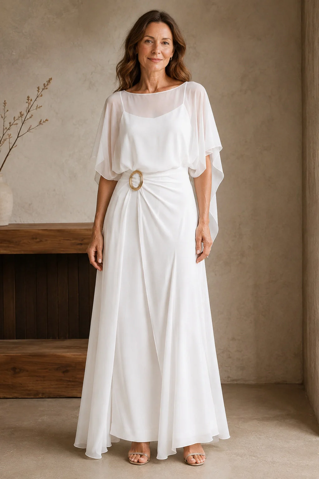 Hermione | Dress with a Sheer Overlay