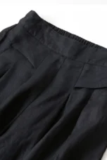 Leona | High Waist Linen Blend Trousers