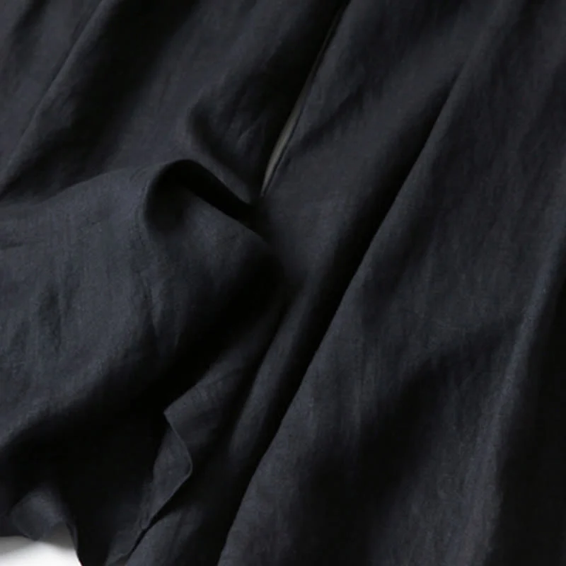 Leona | High Waist Linen Blend Trousers